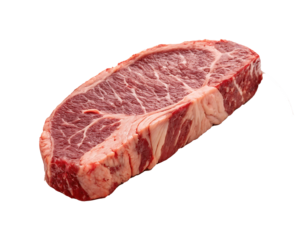 Raw steak ready for grilling preparation