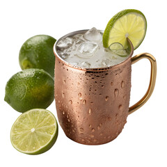 Refreshing Moscow Mule Cocktail with Fresh Limes