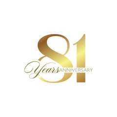 81st Anniversary logo