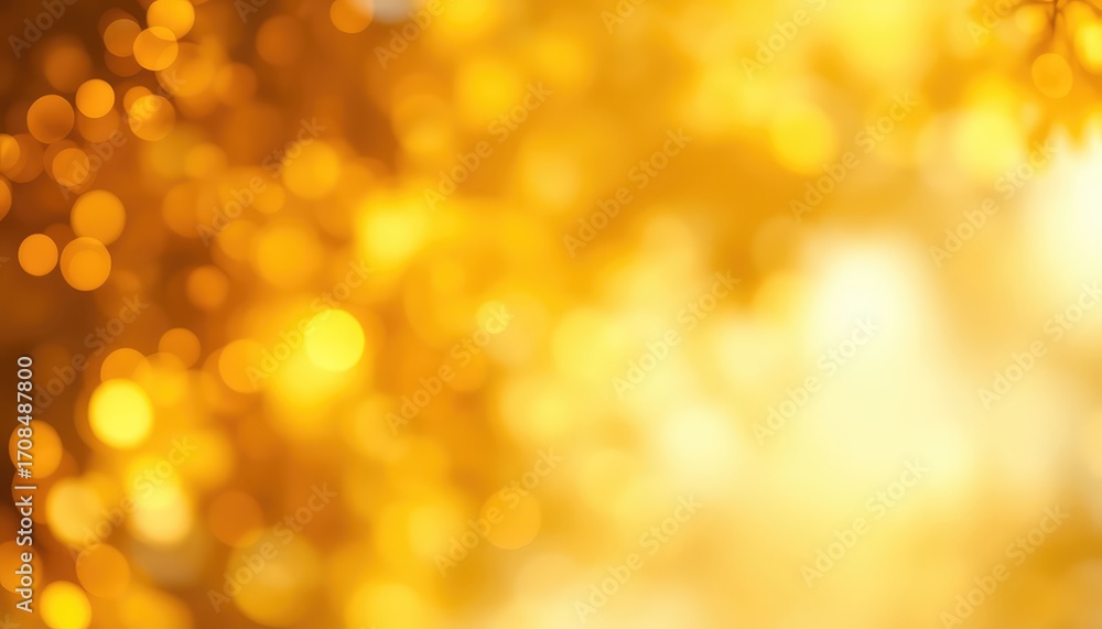 Poster golden hues and glimmering light a festive display of shimmering orbs and soft, abstract textures cr