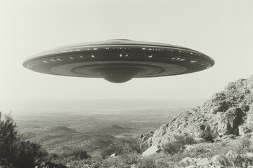 Obraz premium Retro black and white shot of historic urban environment