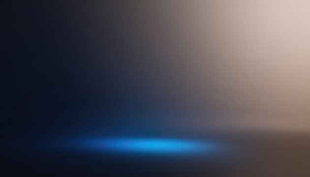 Abstract gradient background showcasing a blend of neutral tones with a striking blue light accent on the bottom edge