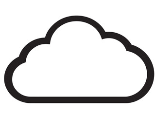 Cloud background minimal vector art with elegant clean style