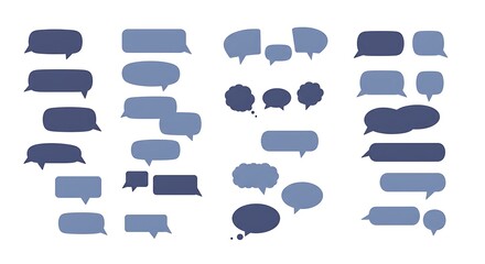 Collection of speech bubbles