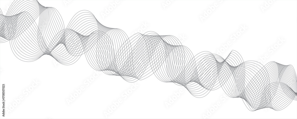 Poster abstract colorful wave line transparent background modern stream wave background and wave curve line