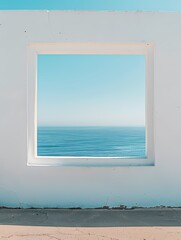 Window Over the Ocean