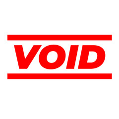 Void Watermark on a Transparent Background