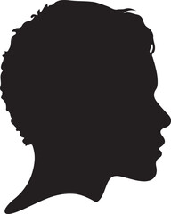 silhouette of a woman with a flower
