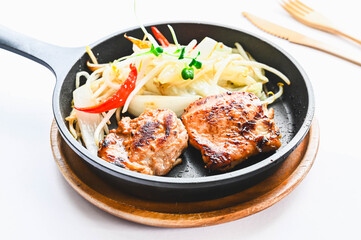鶏モモ肉の味噌焼き