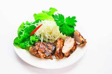 鶏モモ肉の味噌焼き