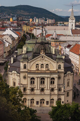 Obraz premium view of Kosice Slovakia from above