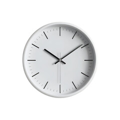 Minimalist Wall Clock Enhances Modern Spaces. PNG