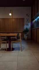 interior of a restaurant