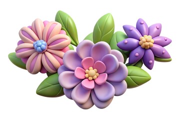 Obraz premium vector illustration of a pink flower