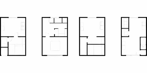 black and white doors