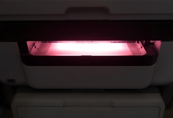 Scanner Light: Office Technology in Action