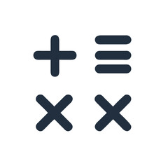 Obraz premium plus and minus buttons