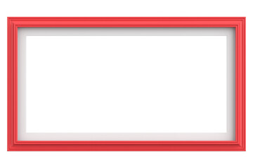 Obraz premium Picture frame. Landscape frame. 3D illustration.