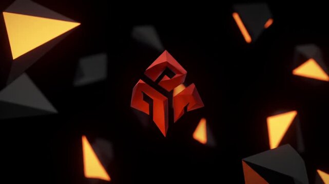Abstract logo animation
