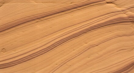 Fototapeta premium Intricate Texture of Sandstone Rock Formation: Natural Swirls and Layers of Sedimentary Stone