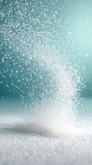 Colorful yarn balls, charming pine cones, and delicate snowflakes create a warm, festive atmosphere perfect for winter decorating