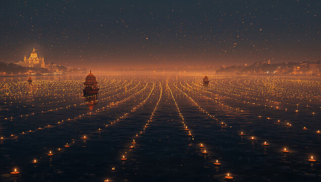 Festival of lights marking triumph of good, with diyas, rangoli, sweets, fireworks, prayers, and family joy.