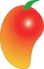 Gradient Mango Fruit Icon