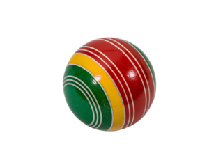 Croquet ball isolated on transparent background