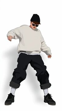 ダンスグラフィック、アニメーション