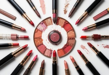 Bold Shapes   Rich Colors  A Stylish Makeup Composition with an Art Deco Touch