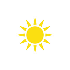 Sun Icon Vector Illustration