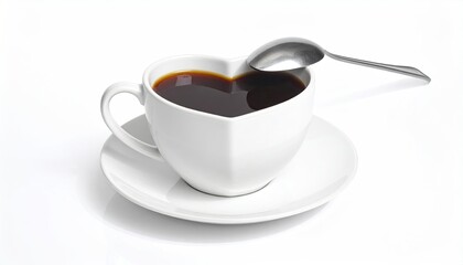 Black T Shirt Mockup Isolated Front and Back View on White Background Studio Shot