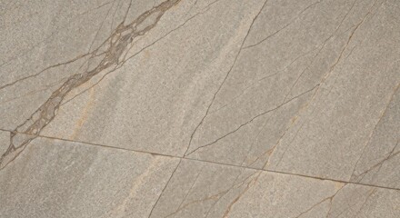 Close-up view of a light gray stone or tile surface with golden veins