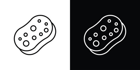 Plant heart icon in line design. Editable stroke icons.