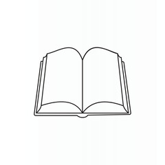 Elegant book design featuring continuous line art illustration
