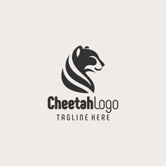 Stylish Black White Cheetah Identity