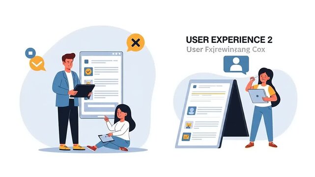 Engaging User Experience Design with Diverse Characters Collaborating on Digital Interface Solutions