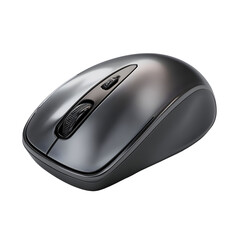 Wireless computer mouse isolated on transparent background
