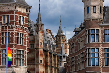 Piękne kamienice w centrum Antwerpii © Magdalena