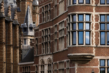 Piękne kamienice w centrum Antwerpii © Magdalena