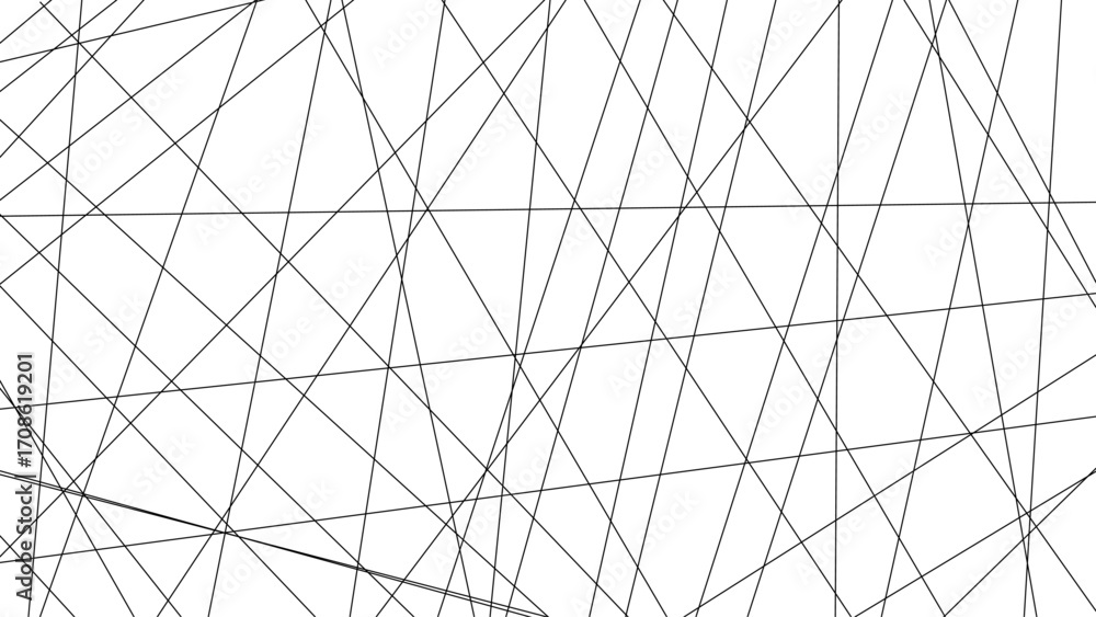 Poster abstract geometric low poly lines – chaotic random vector mesh background for modern digital design 