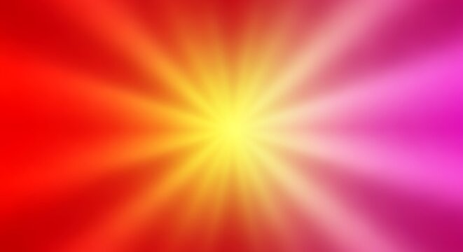 Abstract colorful background with radiating light beams for vibrant designs