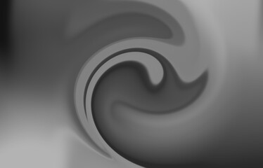 whispers in Motion, Grayscale Vortex of Thought