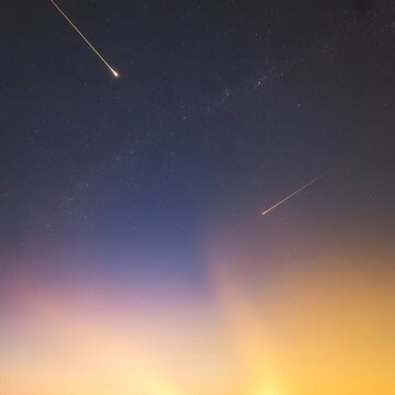 night sky and stars