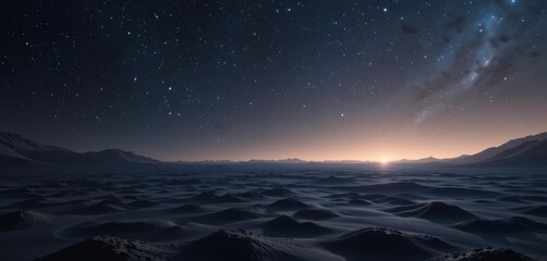 Fototapeta premium Photorealism Void Empty Space Leading into the Infinite