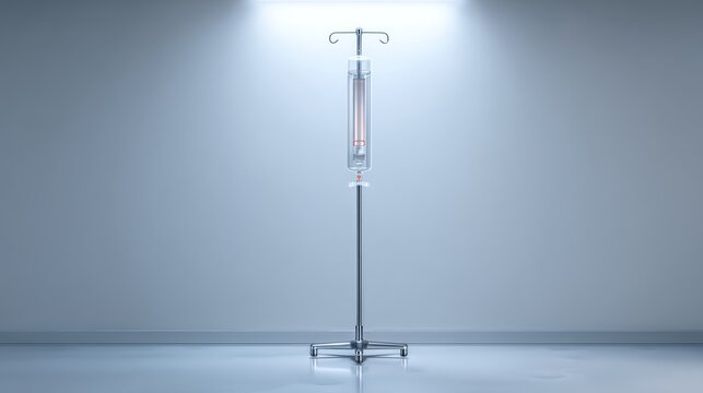 Medical ivp stand isolated
