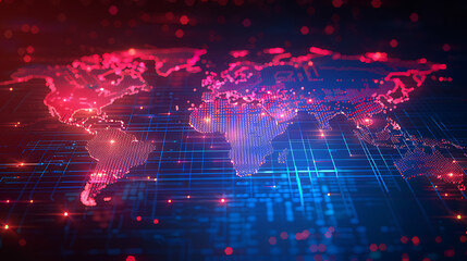 Global Network Connection Map. (1)