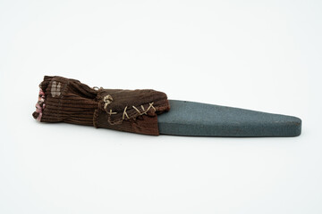 special sharpening stone for sharpening the knife
