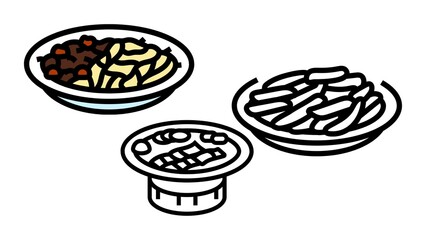 Enjoy delicious meal in bowls, savory food for lunch or dinner, perfect takeout meal and catering service