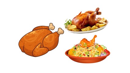 Celebrate with delicious roast chicken and tasty biryani for memorable festive meals together